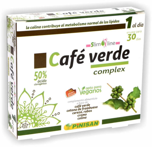 CAFÉ VERDE COMPLEX 30 CAPS, 1 AL DÍA