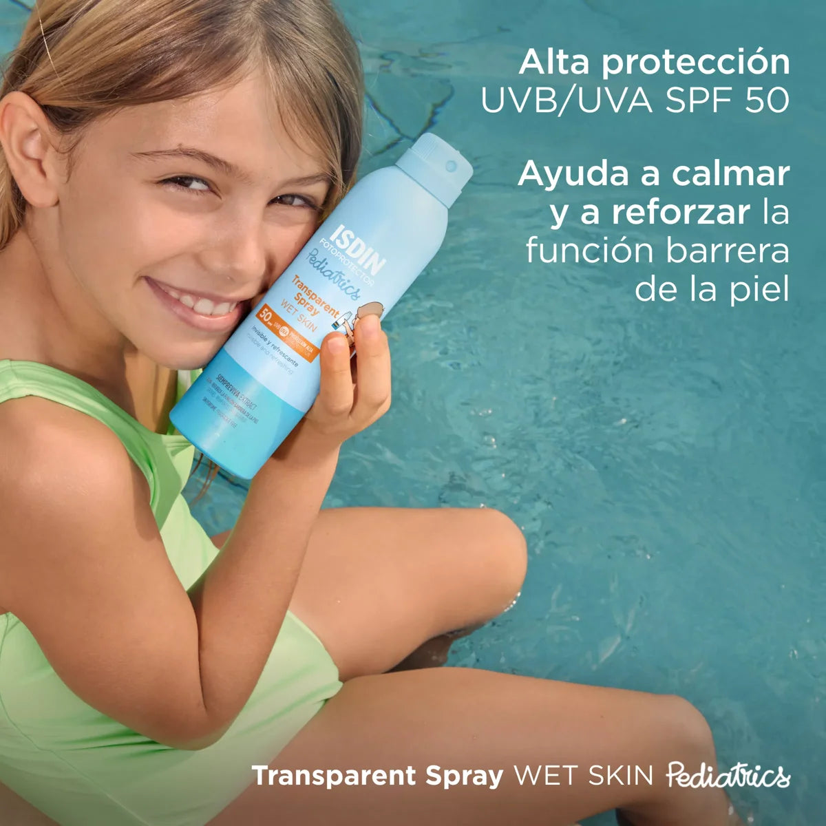 Pediatrics transparent spray wet skin SPF50+ - 250 ml