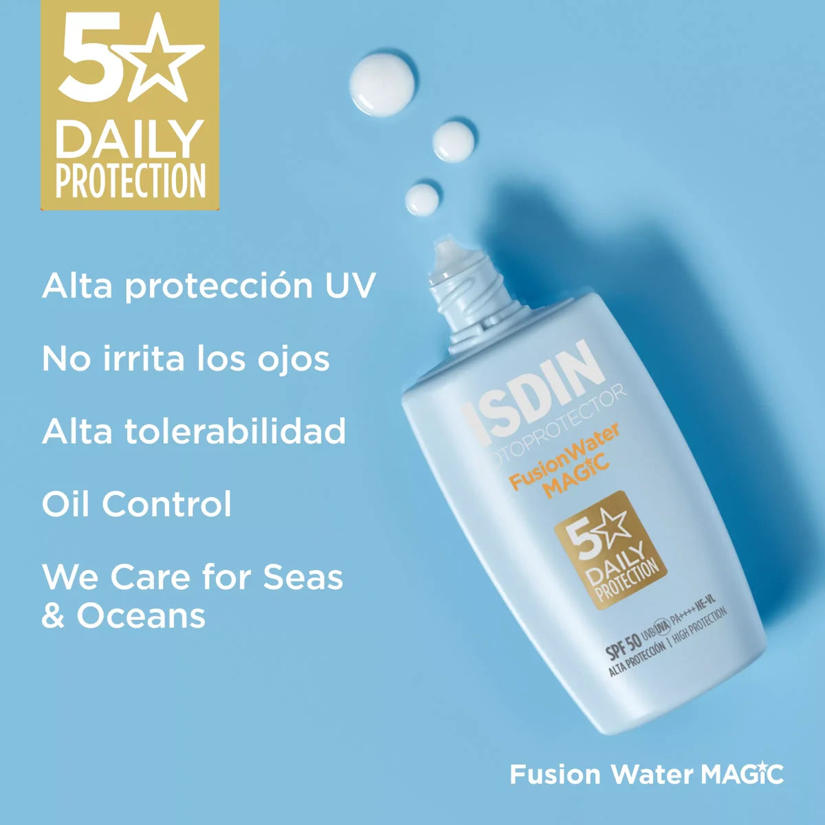 Fotoprotector Fusion Water Magic SPF50 - 50 ml