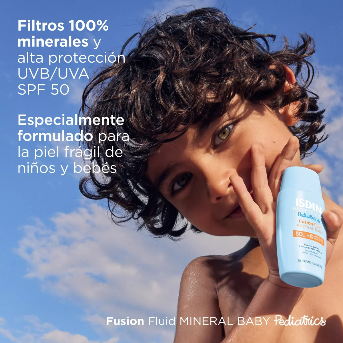 Fotoprotector SPF-50+ fusion fluido mineral pediatrics - 50 ml