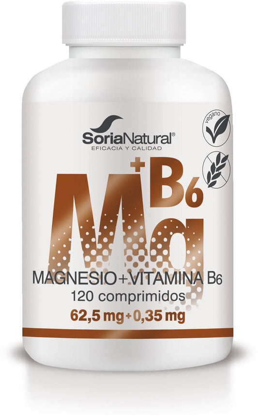 Magnesio + Vitamina B6 liberación sostenida - 120 comp