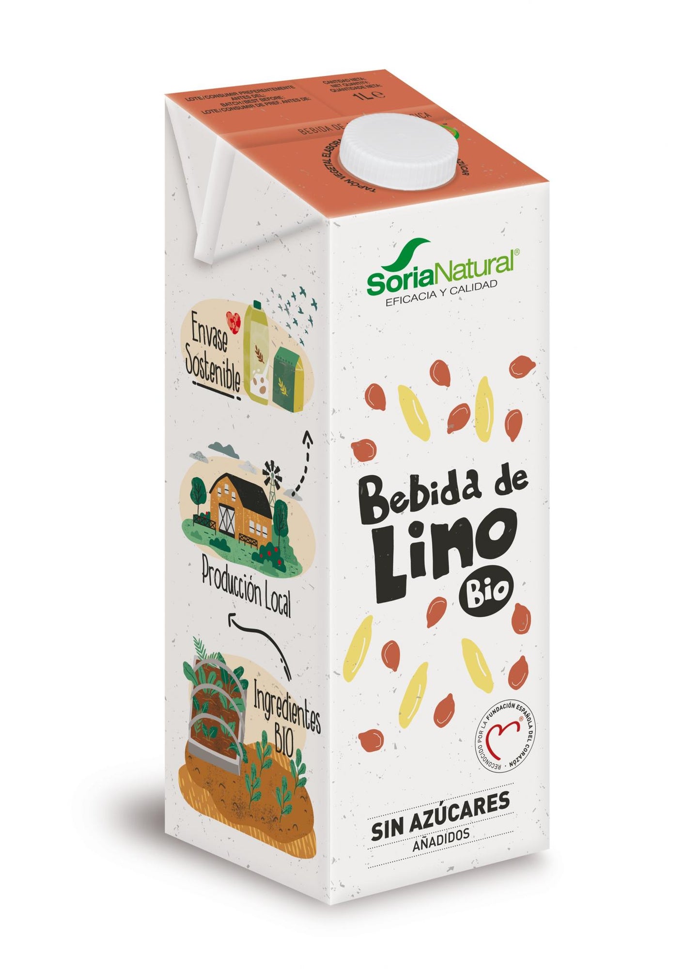 Bebida de lino 1L Soria Natural