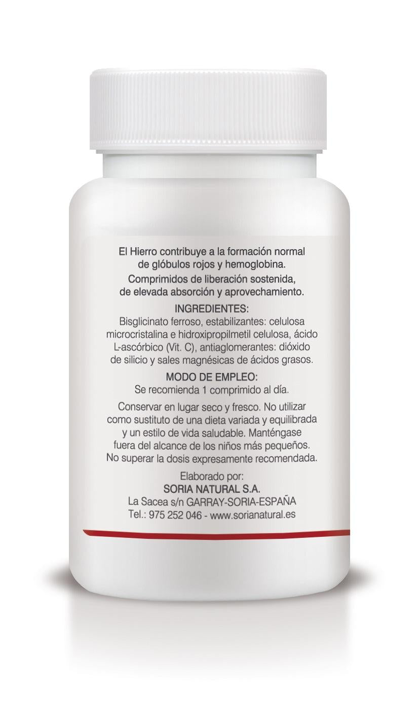 Hierro con Vitamina C liberación sostenida - 60 comp