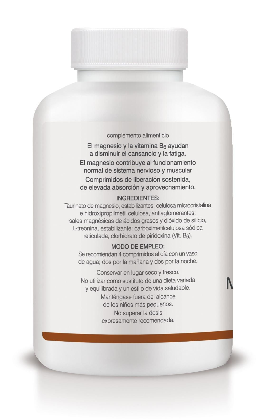 Magnesio + Vitamina B6 liberación sostenida - 120 comp