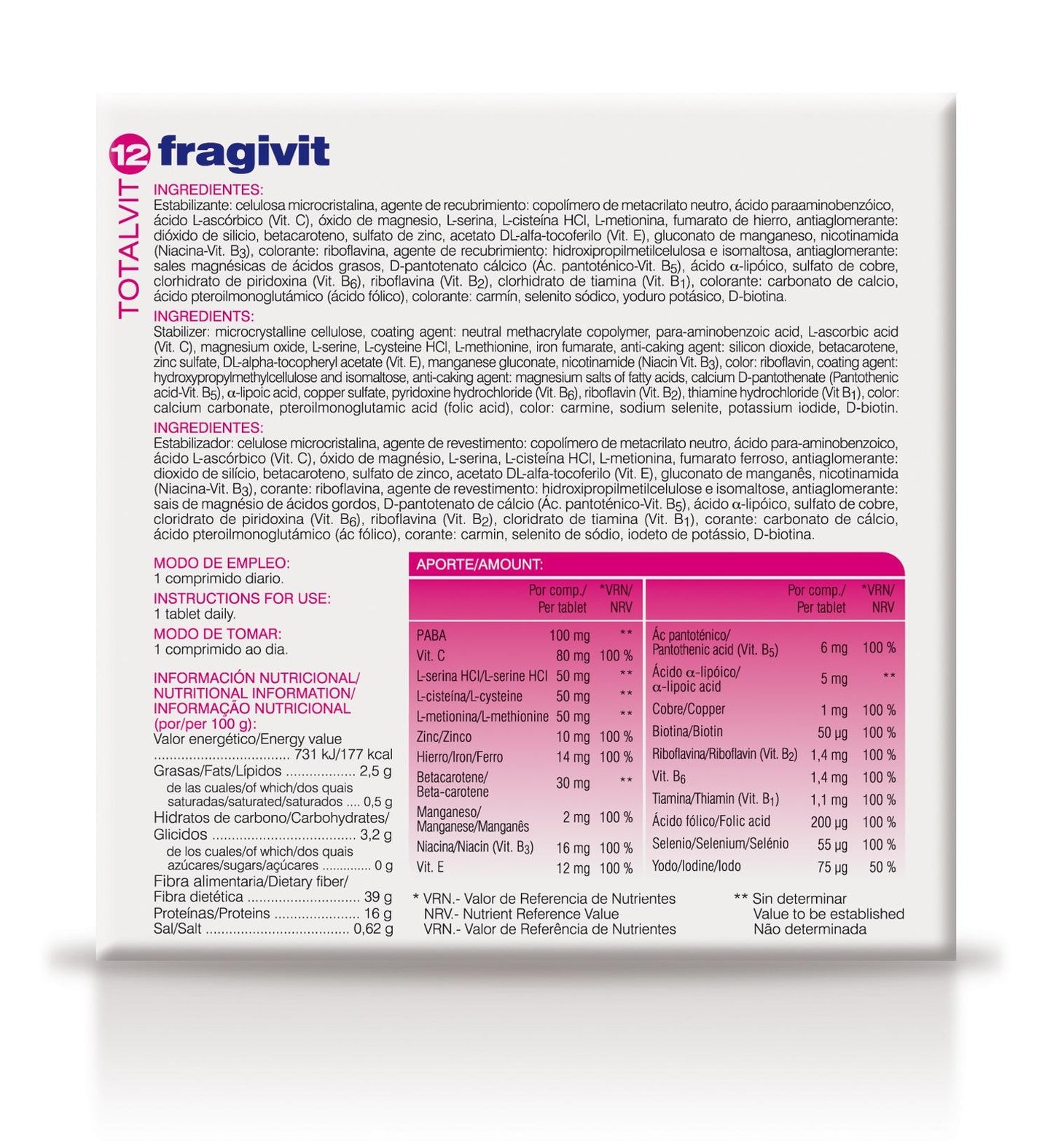 Totalvit 12 - Fragivit