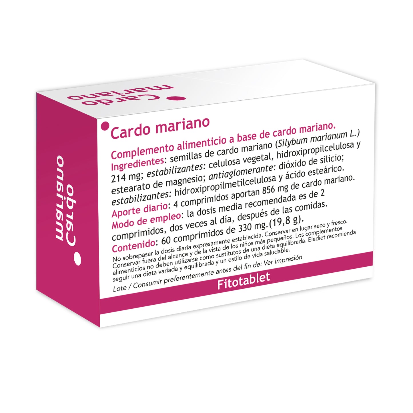 CARDO MARIANO 330MG. - 60 COMPRIMIDOS