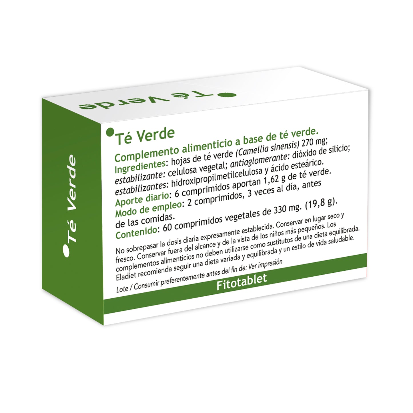 TE VERDE 330MG. - 60 COMPRIMIDOS