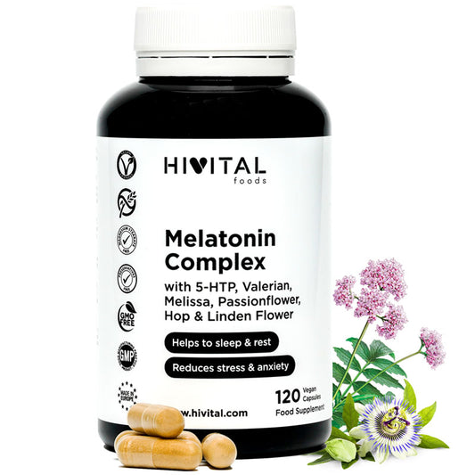 Melatonina Complex - 120 cápsulas veganas