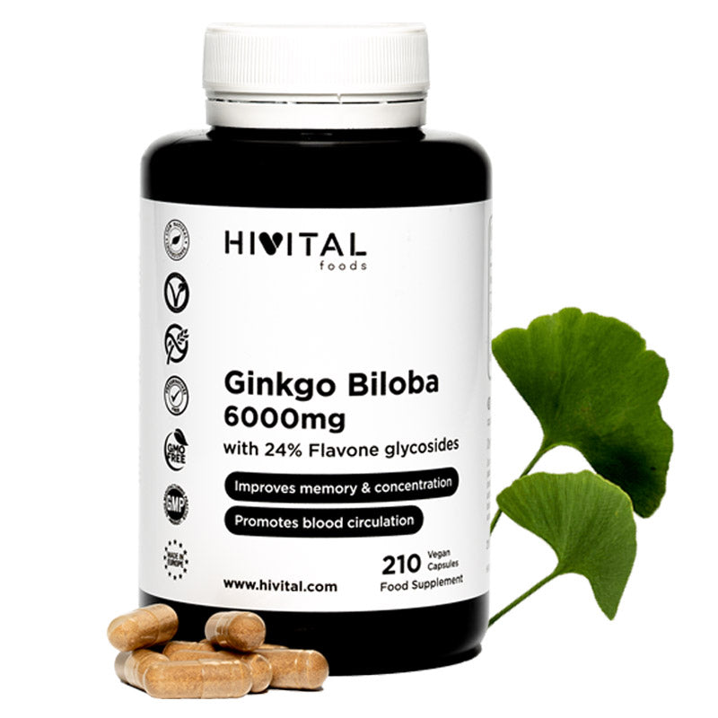 Ginkgo Biloba 6000 mg - 210 caps