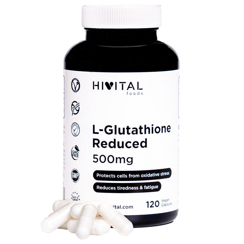 L-Glutatión Reducido 500 mg - 120 caps