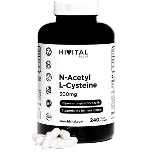 N-Acetil L-Cisteína 300 mg - 240 cápsulas veganas