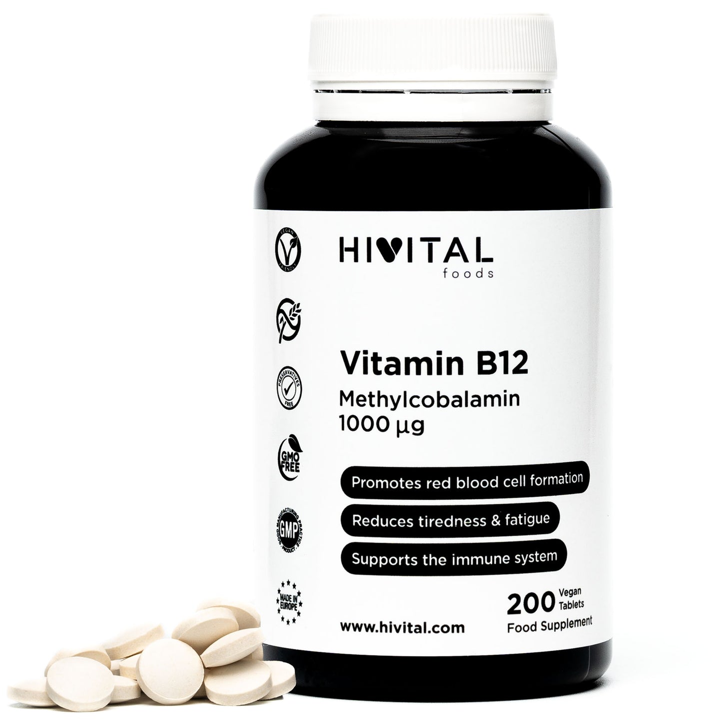 Vitamina B12 Metilcobalamina 1000 mcg - 200 comp