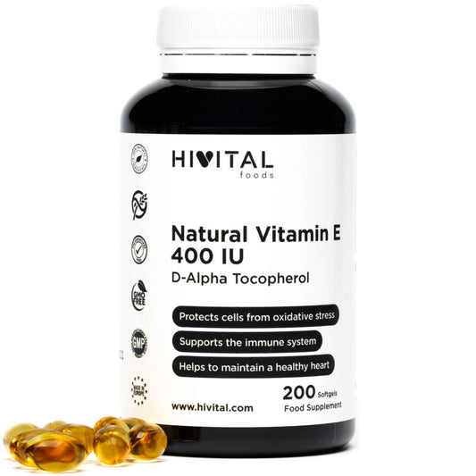 Vitamina E Natural 400 UI - 200 perlas