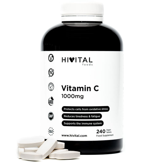 Vitamina C 1000 mg - 240 comprimidos veganos