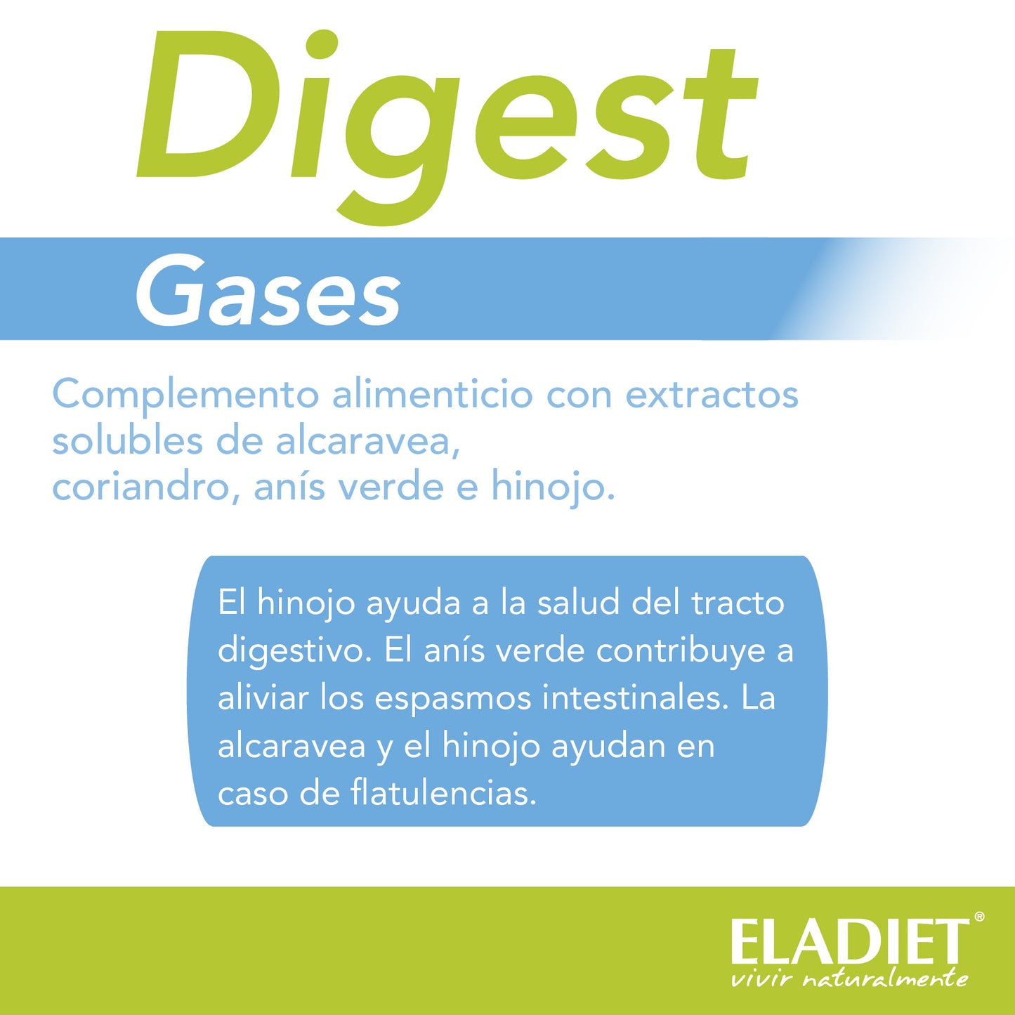 GASES - 60 COMPRIMIDOS