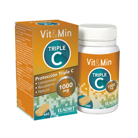 VITAMINA TRIPLE C 1000 LIPOSAMADA - 40 CAPSULAS