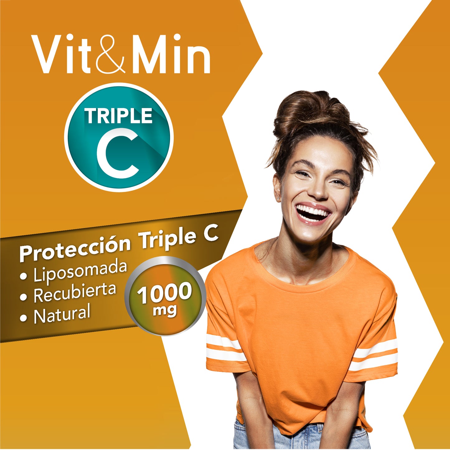 VITAMINA TRIPLE C 1000 LIPOSAMADA - 40 CAPSULAS