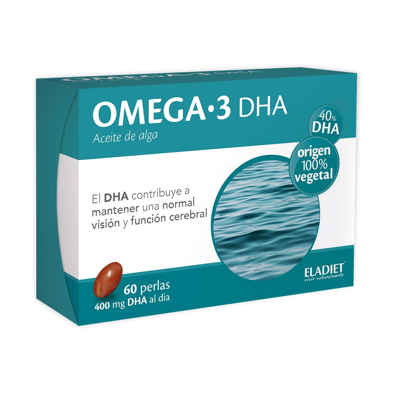 OMEGA 3 40%DHA ACEITE DE ALGA - 60 PERLAS