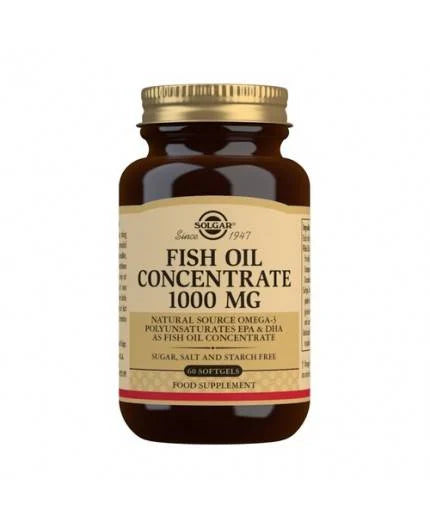 Aceite de Pescado Concentrado 1.000 mg Cáp. Gel. Blanda 60