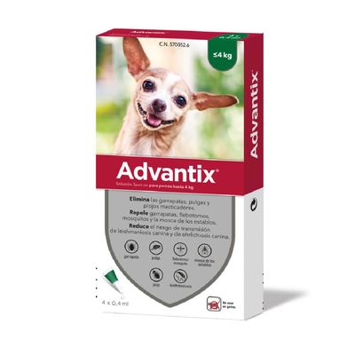 Advantix® pipetas para perros hasta 4 kg