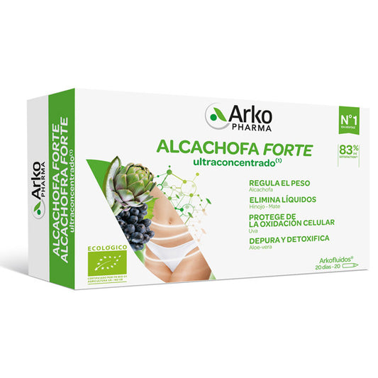 Arkofluido Alcachofa Forte + Aloe Vera 15ml - 20 ampollas