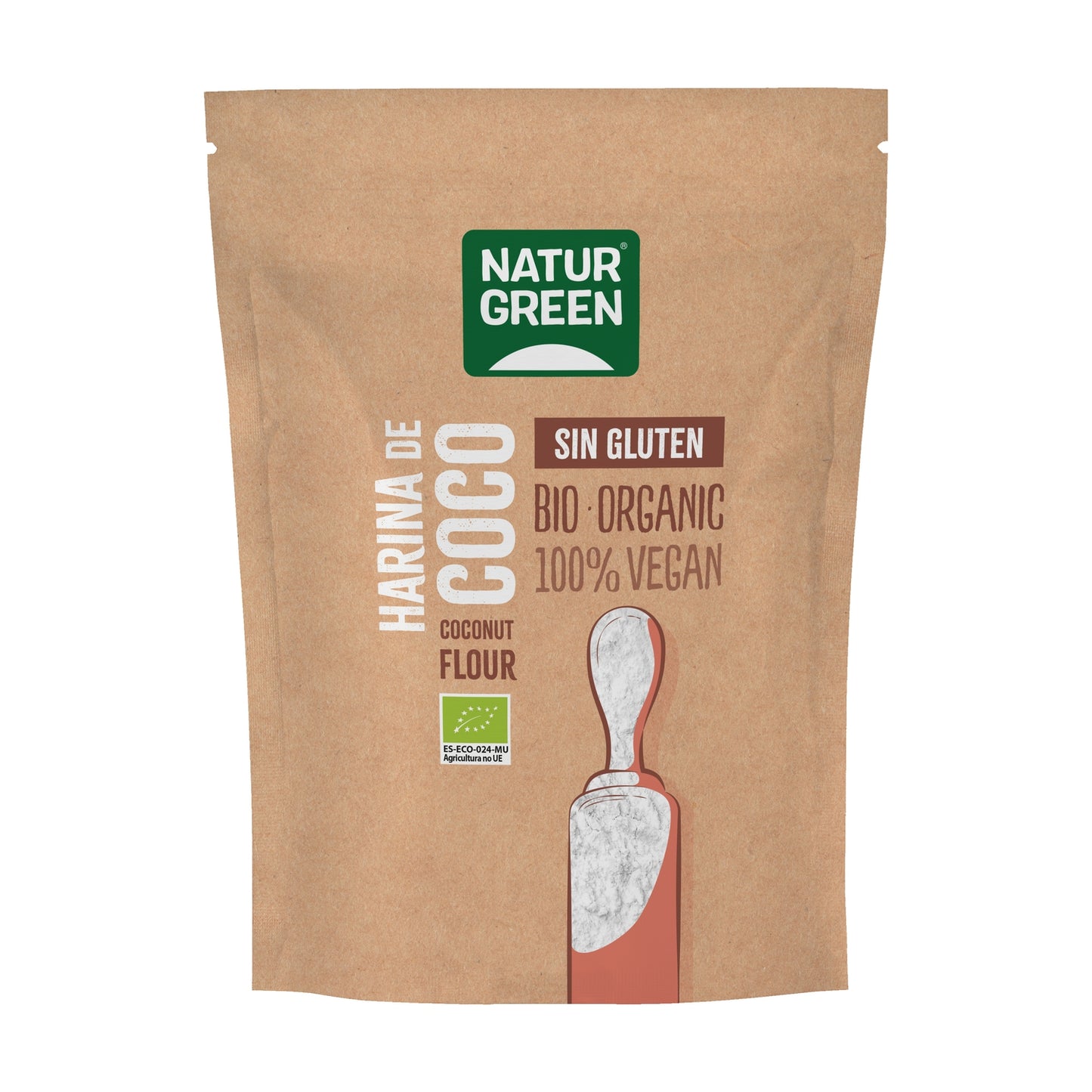 NaturGreen Harina de Coco Bio 500g