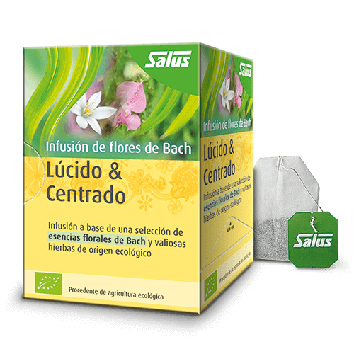 INFUSION BIO FLORES BACH LUCIDO & CENTRADO - 15 FILTROS