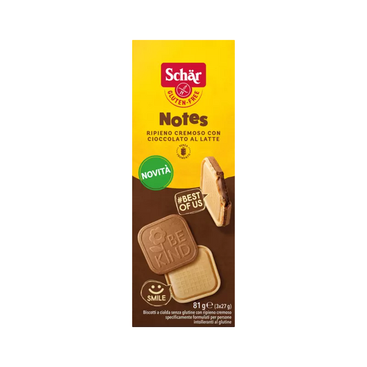 NOTES GALLETAS CON CHOCOLATE SIN GLUTEN - 81GR.