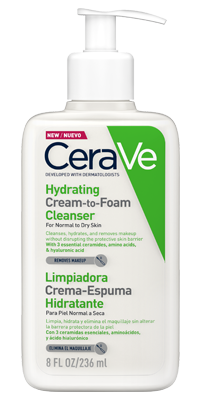 Limpiadora crema-espuma hidratante Cerave - 236 ml