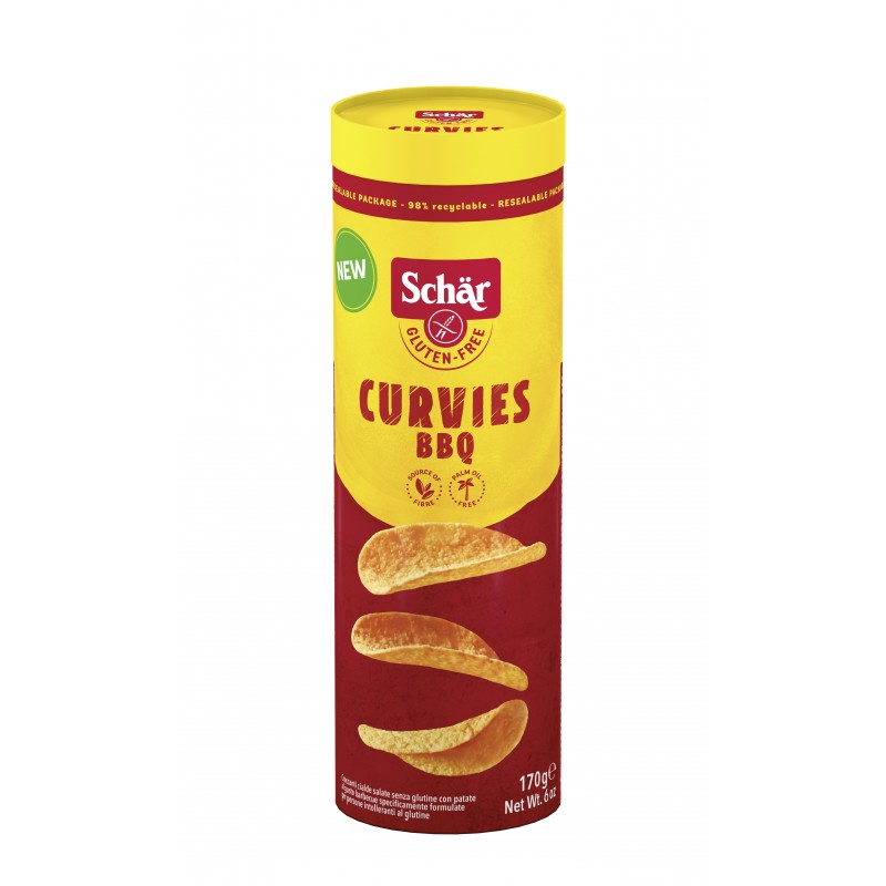 CURVIES BBQ PATATAS FRITAS SABOR BARBACOA SIN GLUTEN 170 GR