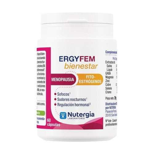 Ergyfem Bienestar Menopausia - 60 caps