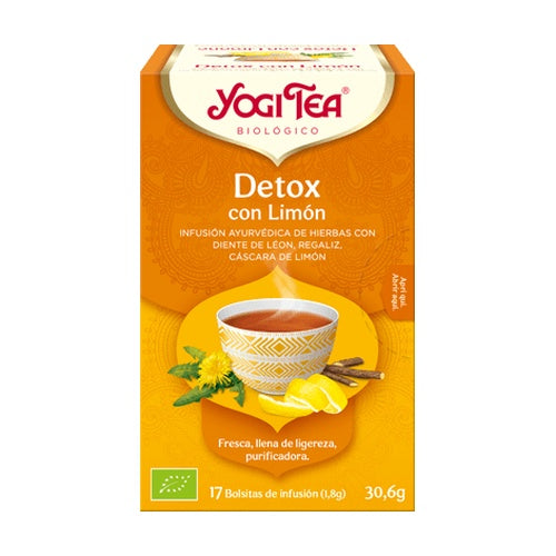 YOGI TEA DETOX CON LIMON - 17 FILTROS