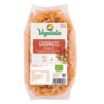 ESPIRALES DE GARBANZOS SIN GLUTEN 250G