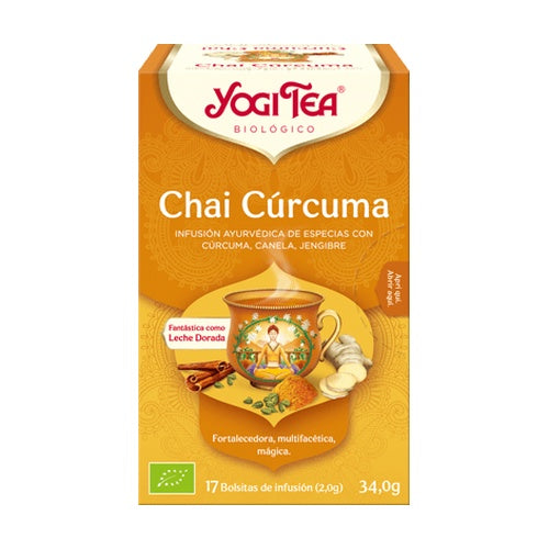 YOGI TEA CHAI CURCUMA - 17 FILTROS