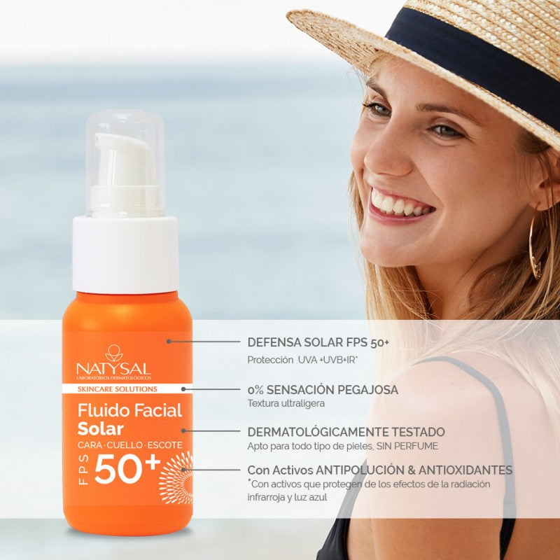 Fluido Solar Facial FPS 50+ 50ml