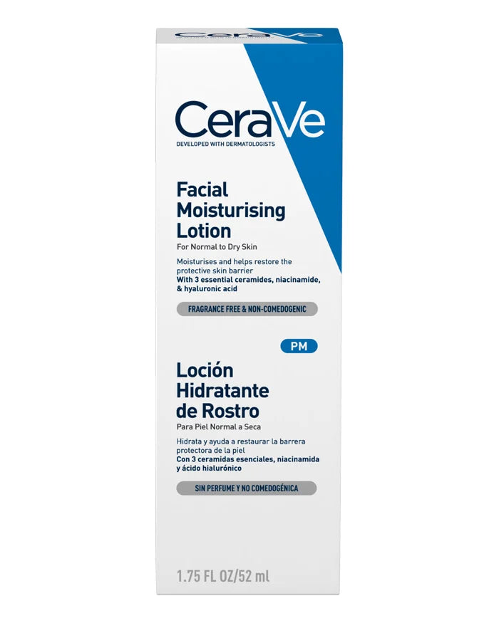 Loción hidratante de rostro Cerave - 52 ml