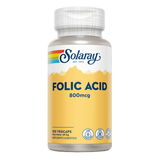 FOLIC ACID 800MCG. - 100 CAPSULAS