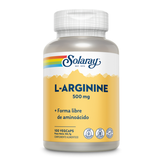 L-ARGININE 500MG. - 100 CAPSULAS