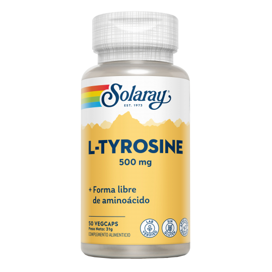 L-TYROSINE 500MG. - 50 CAPSULAS