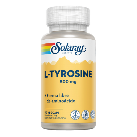 L-TYROSINE 500MG. - 50 CAPSULAS