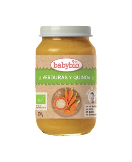 Potito verduras y quinoa 8meses 200gr. BIO