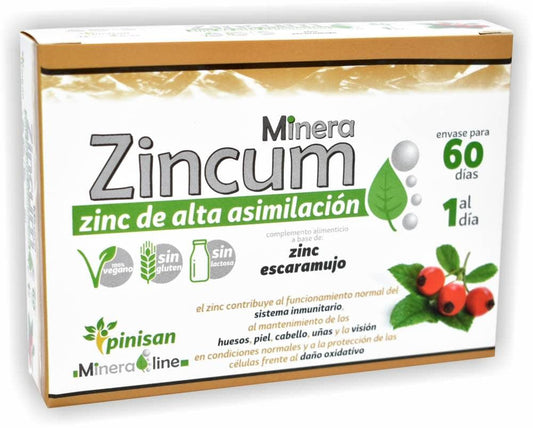 MINERALINE ZINCUM 60 CAPS