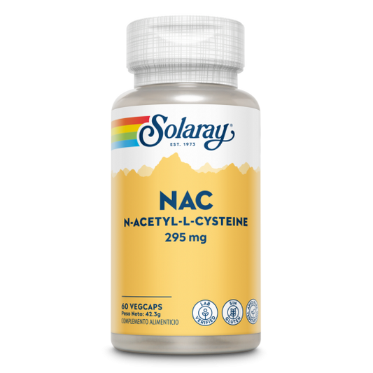 NAC (N-ACETILCISTEINA) 295MG. - 60 CAPSULAS