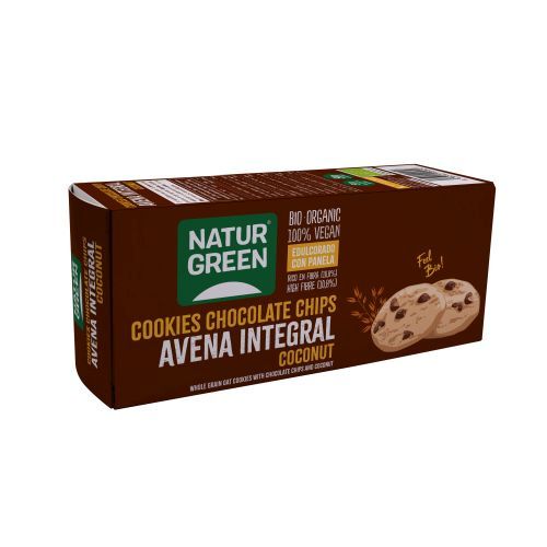 NaturGreen Cookie De Avena Integral Con Coco Bio 140 G