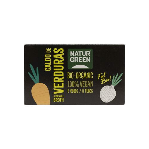 NaturGreen Cubito Caldo Verduras Bio (8×10,5 G)