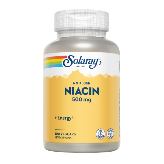 NIACIN 500MG B3( NO RUBORIZANTE) - 100 CAPSULAS