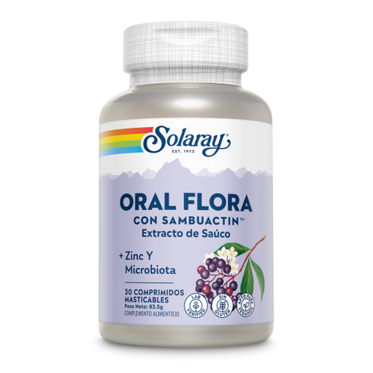 ORAL FLORA SAMBUACTIN SABOR SAUCO - 30 PASTILLAS