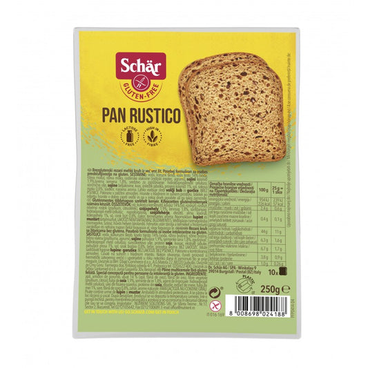 D-PAN RUSTICO SIN GLUTEN - 250GR.