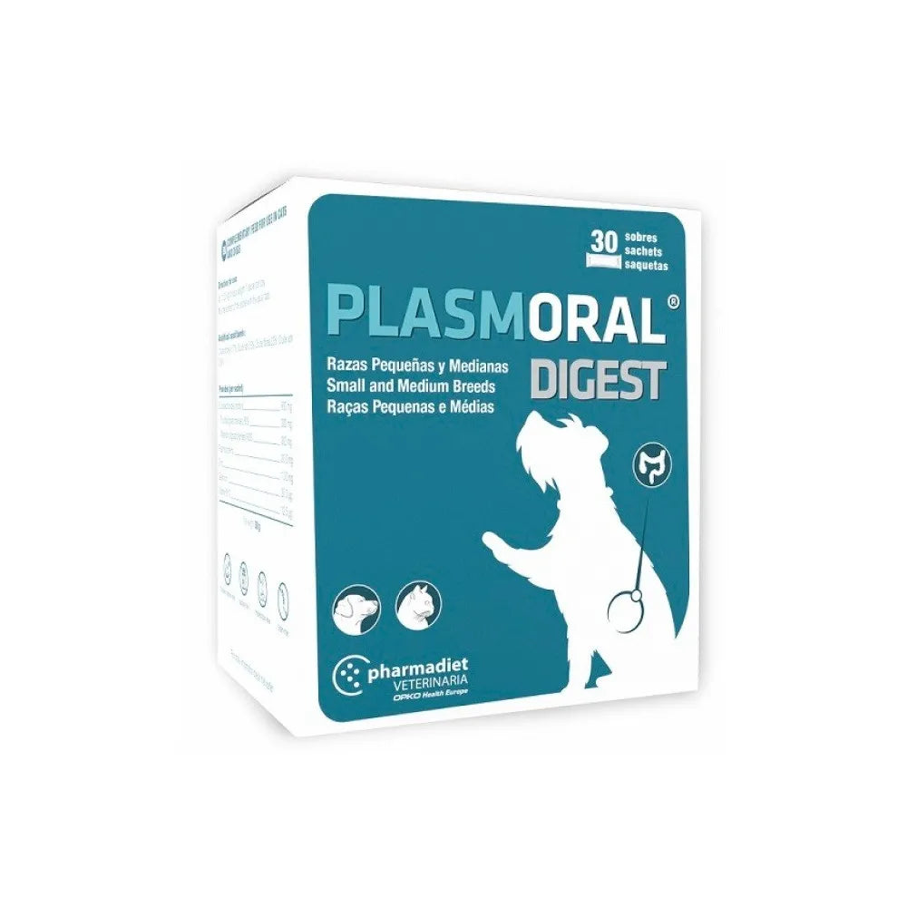 Plasmoral Digest (Razas pequeñas medianas y gatos) - 30 sobres