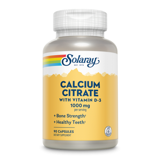 CALCIUM CITRATE 1000MG. CON VIT. D3 - 90 CAPSULAS